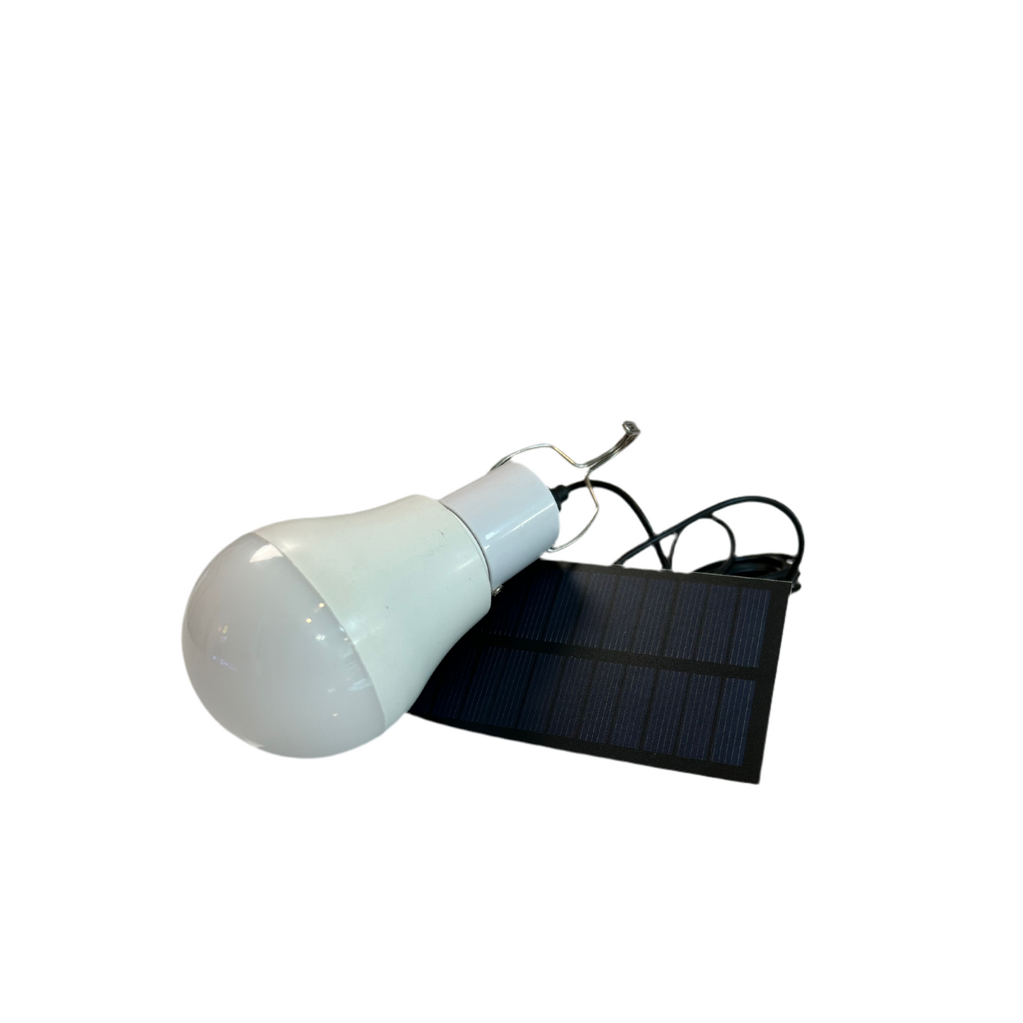 Bombilla con placa solar