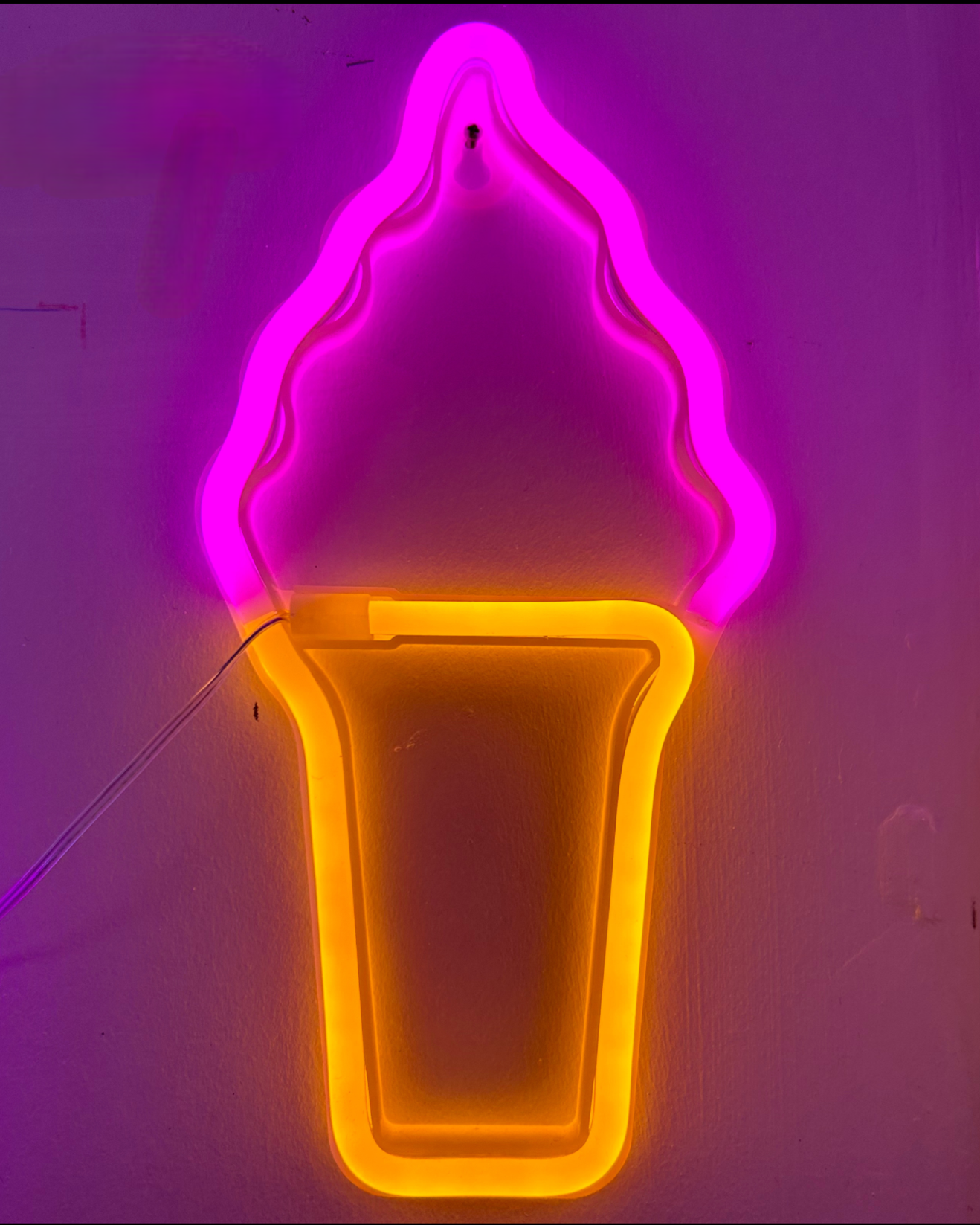 Rótulo Neon - Ice Cream