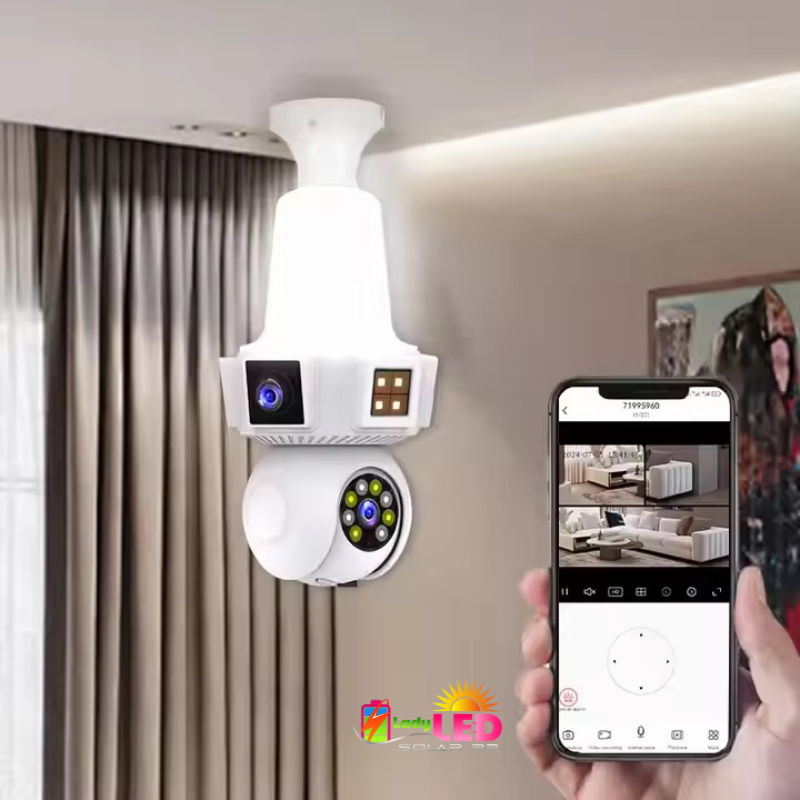 Cámara de roseta con luz