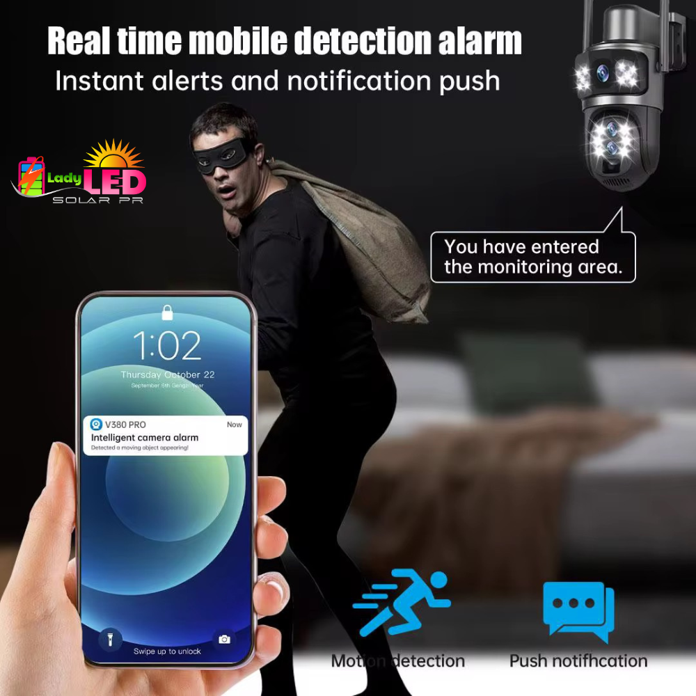 Camara Doble Lente Zoom Óptico WiFi