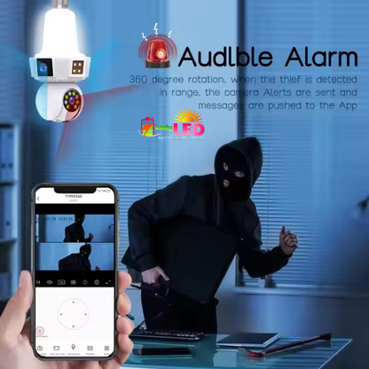 Cámara de roseta con luz