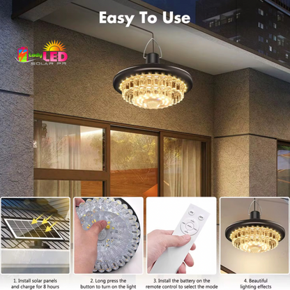 Lámpara pequeña con placa aparte