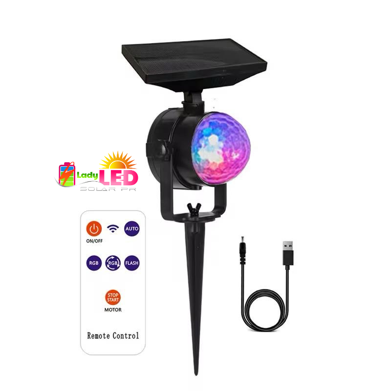 Proyector Solar (Multicolor) – LADY LED SOLAR PR
