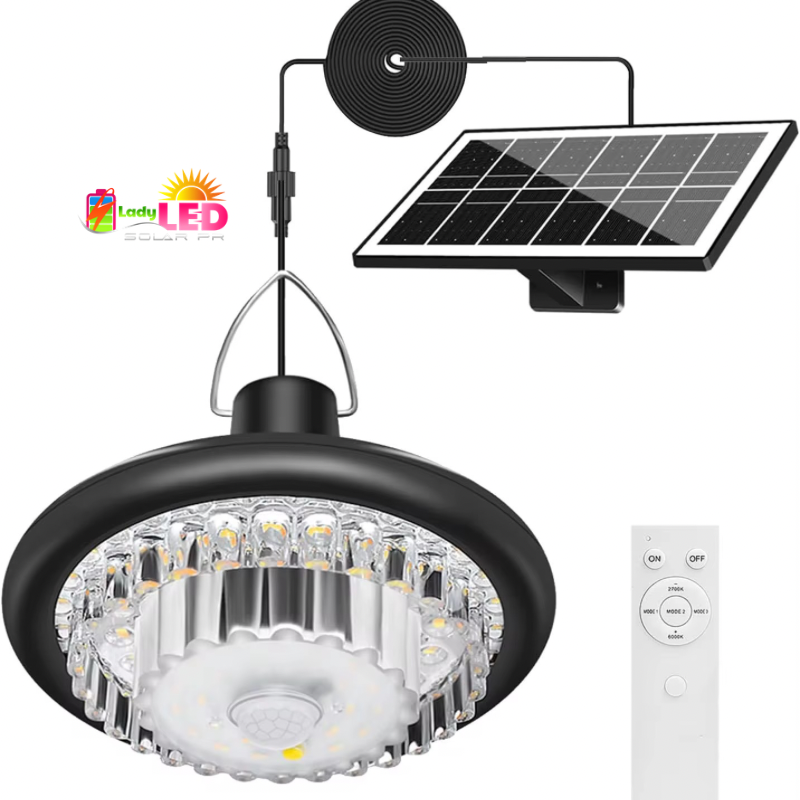 Lámpara pequeña con placa aparte – LADY LED SOLAR PR