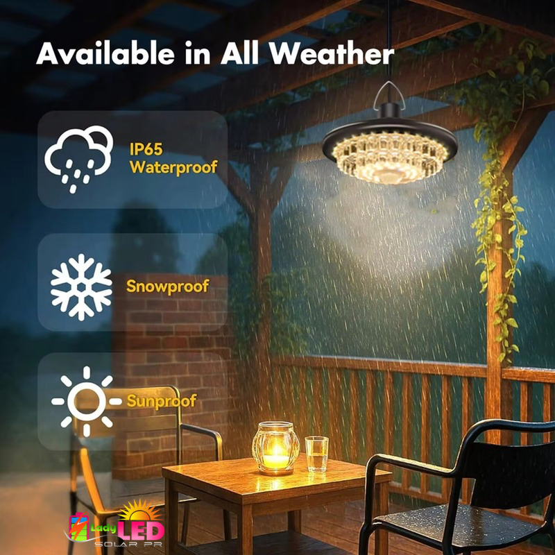 Lámpara pequeña con placa aparte