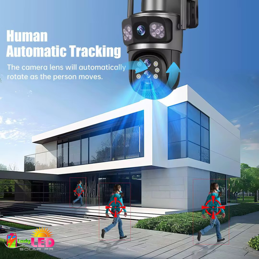 Camara Doble Lente Zoom Óptico WiFi