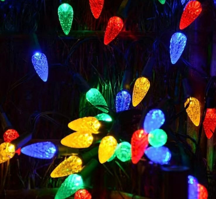 SOLAR String Lights - Strawberry (16 pies)