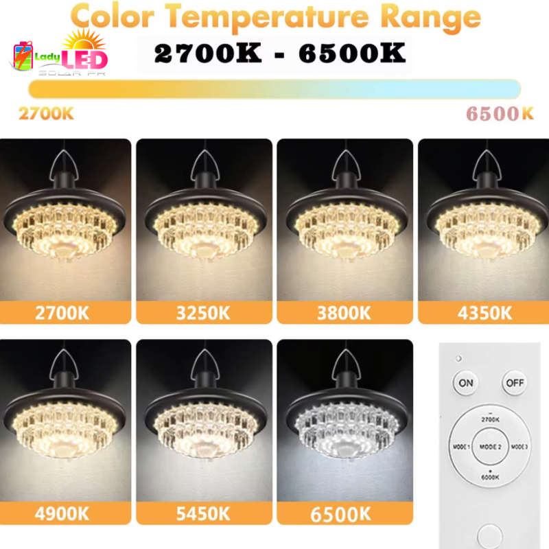 Lámpara pequeña con placa aparte