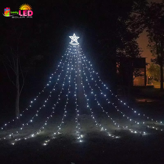 Árbol Solar (Cool White)