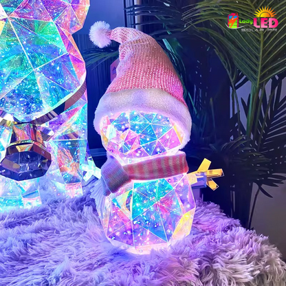 Figura LED - Muñeco de Nieve