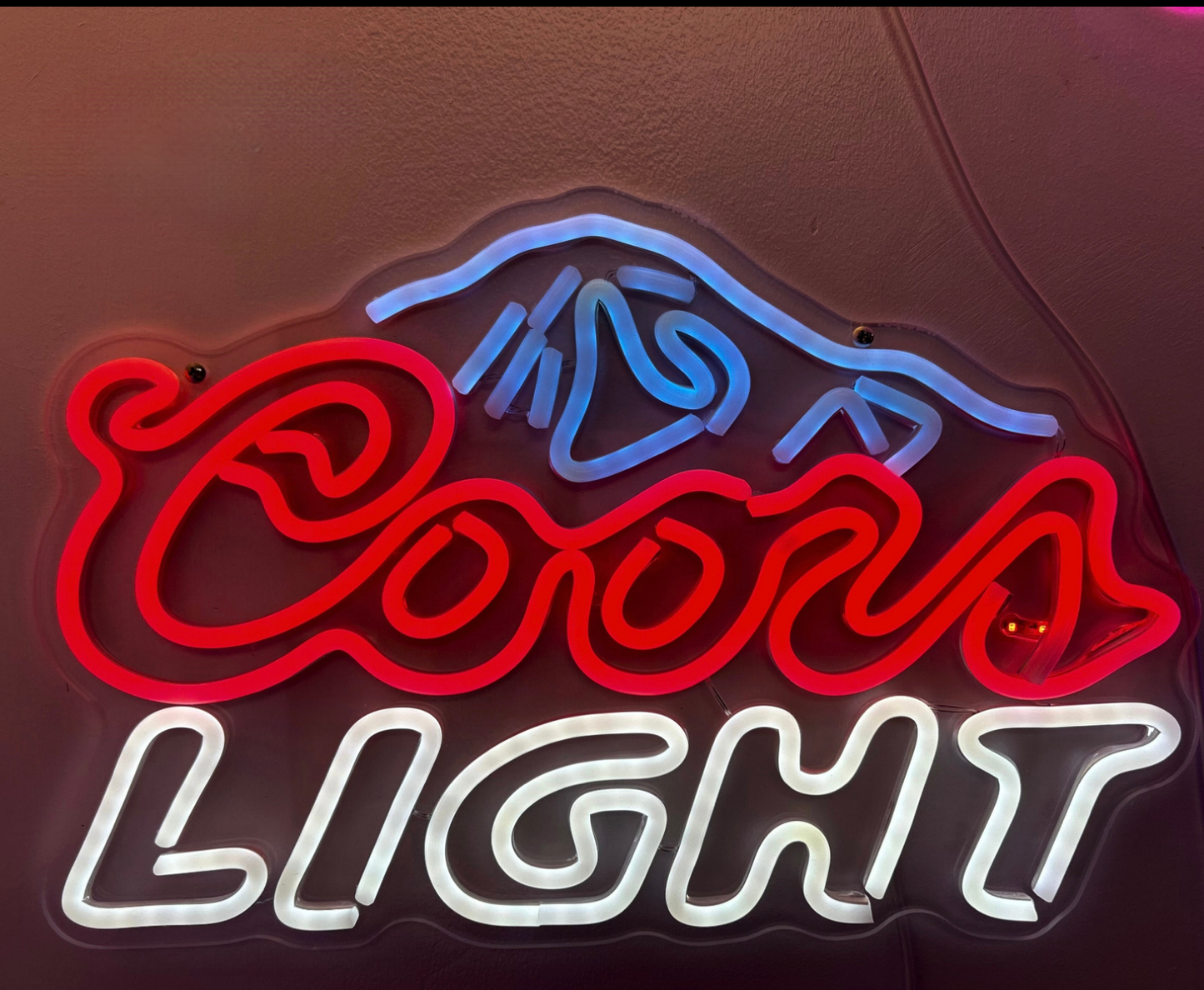 Rótulo Neon - Coors Light