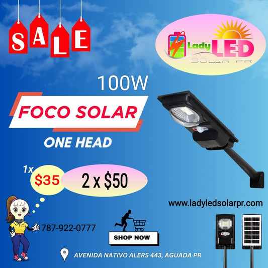 Foco solar - One Head