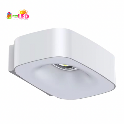 Solar rectangle wall light