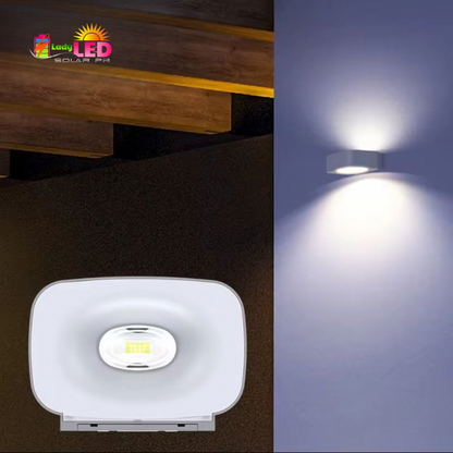 Solar rectangle wall light