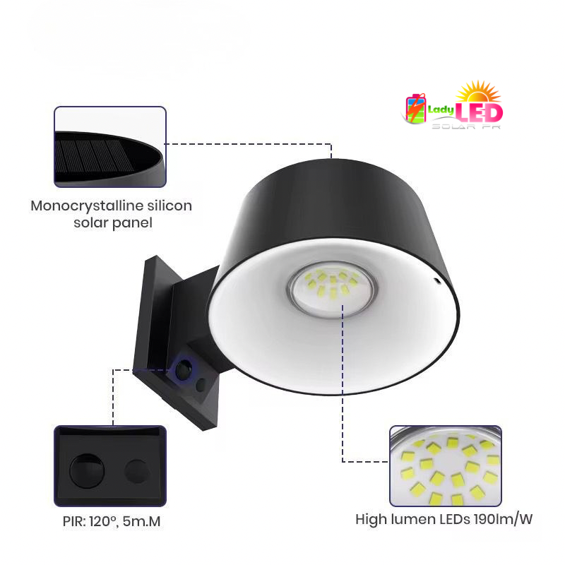 Lámpara jardín- Sombrero