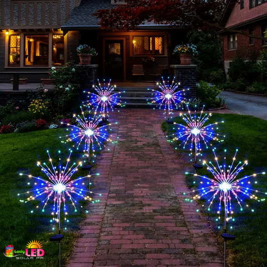 Fireworks with tail