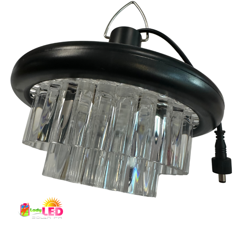 Lámpara grande con placa aparte