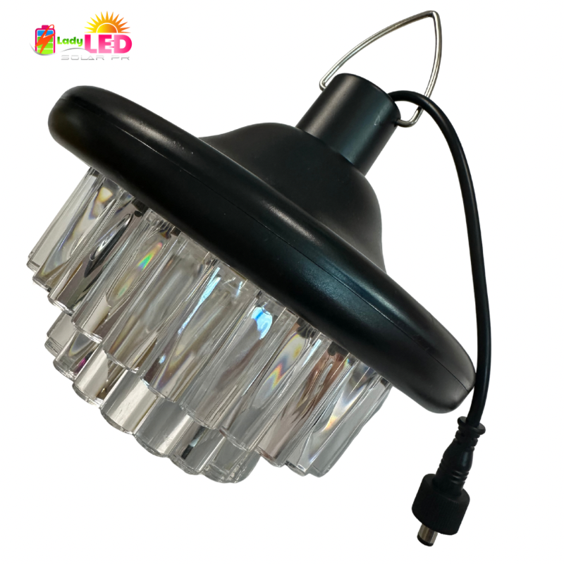 Lámpara grande con placa aparte