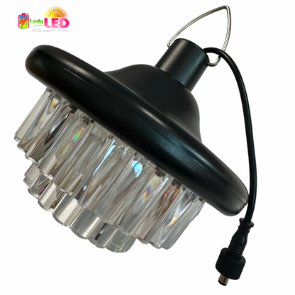 Lámpara grande con placa aparte