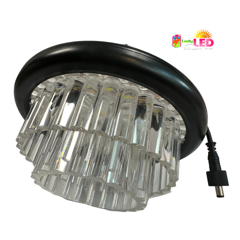 Lámpara grande con placa aparte