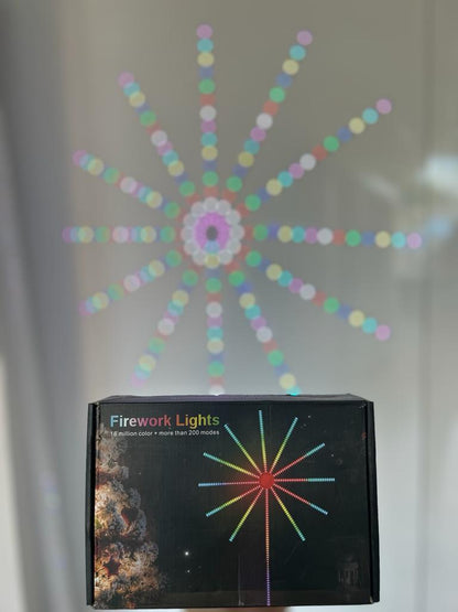 Estrella de pared multicolor - LED