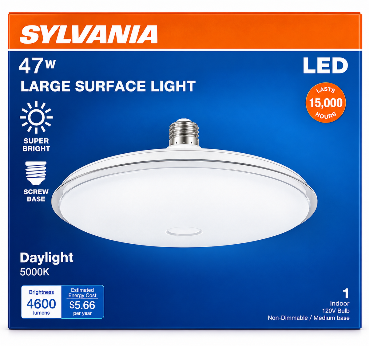 Luz roseta 47w
