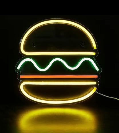 Rótulo Neon - Burguer