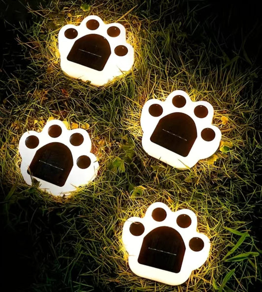 Solar LED light - Huella de perro