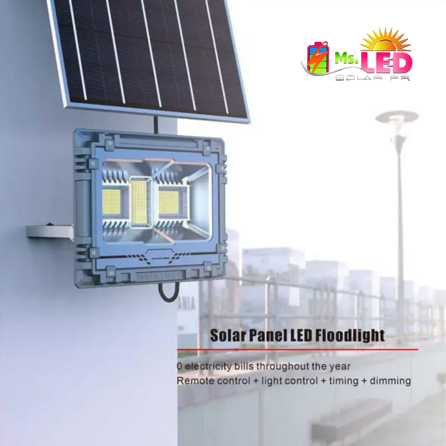 Foco Solar LED - 500W