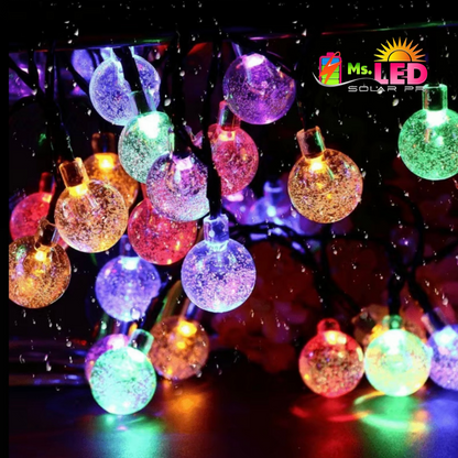 SOLAR String Lights - Balls (39 pies)