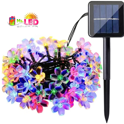 SOLAR String Lights - Flores (21 Pies)